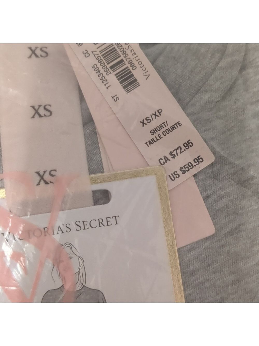 New Victoria secret Flannel Long-Sleeve Tee-Jama Set - Picture 5 of 5